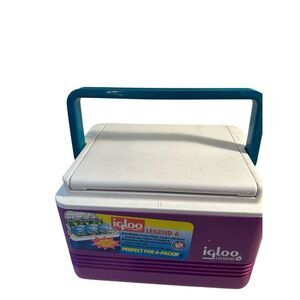 Igloo Legend 6vintage purple teal 5.3 us qt.‎ handle